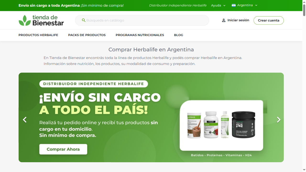 TiendaDeBienestar — Refactorización 2026