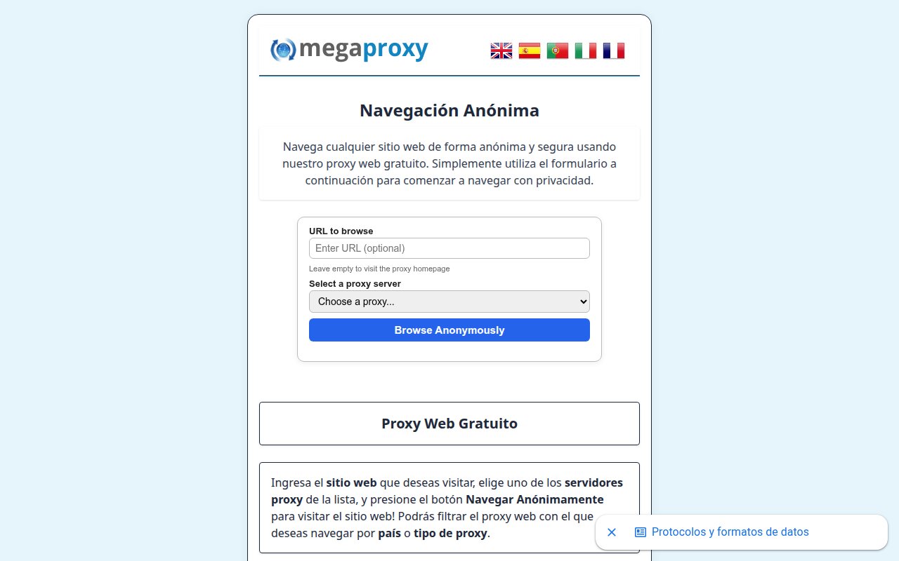 Red de proxies web